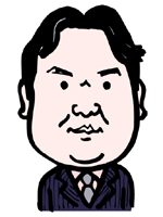 徳田 一憲の似顔絵