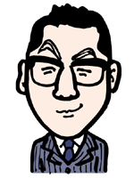 八尋 和郎の似顔絵